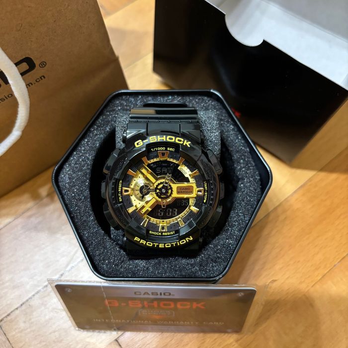 Ceas G Shock Negru Auriu