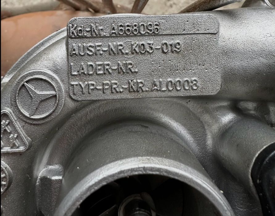 Turbosuflantă recondiționată – Mercedes A170 CDI W168