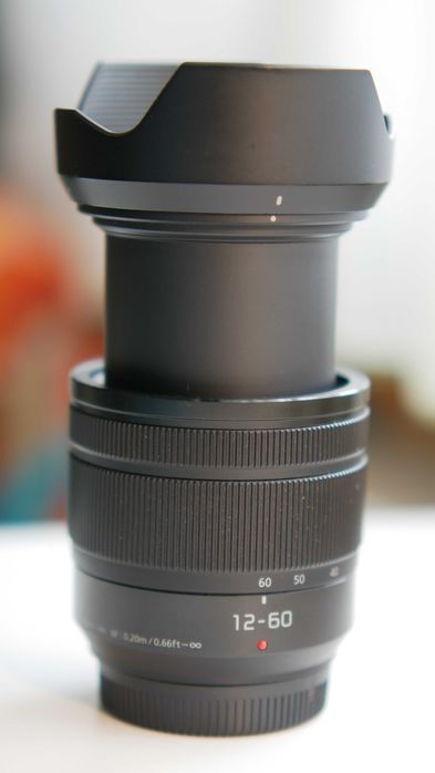 Обектив Panasonic Lumix G М4/3 Vario 12-60mm f/3.5-5.6 Asph. Power OIS