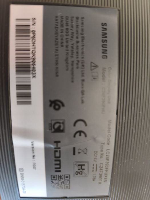 Monitor gaming Samsung curbat