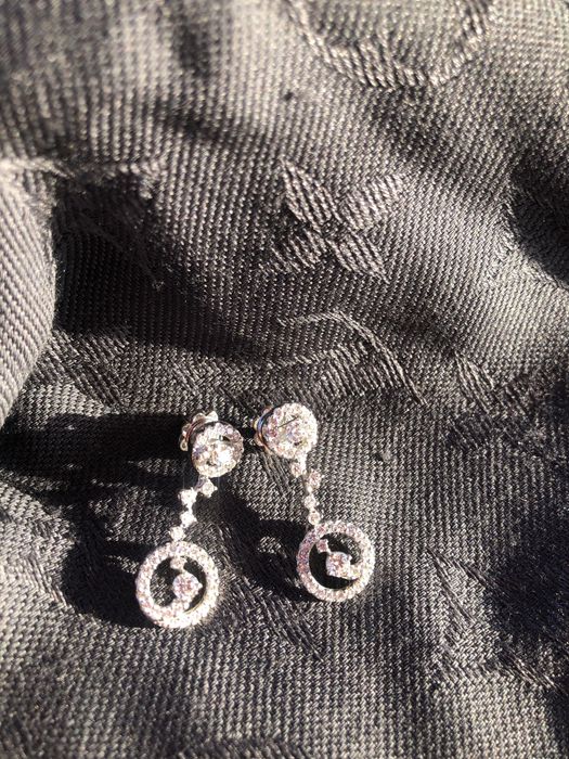 Серьги бриллиантовые