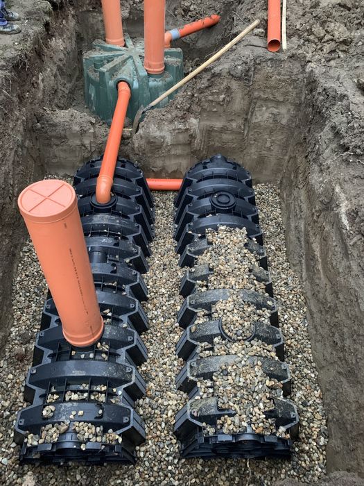 Fosa septica, ecologica cu drenaj GRAF pentru 2-4 LE, 6-8 locuitori.