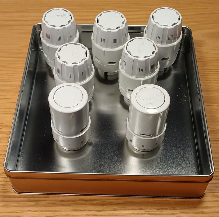 7 capete termostatate Danfoss