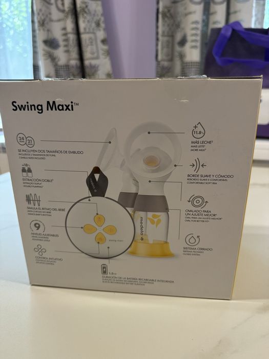 Двойна двуфазна помпа за кърма Medela - Swing Maxi + БОНУС