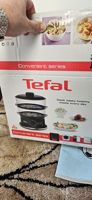 Aparat de gatit cu aburi Tefal VC1401, 900W, Timer, oprire automata