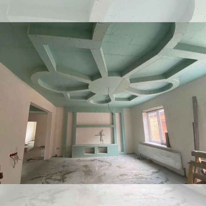 Установка гипсокартона, перегородки , потолок, гипсокартонщик,