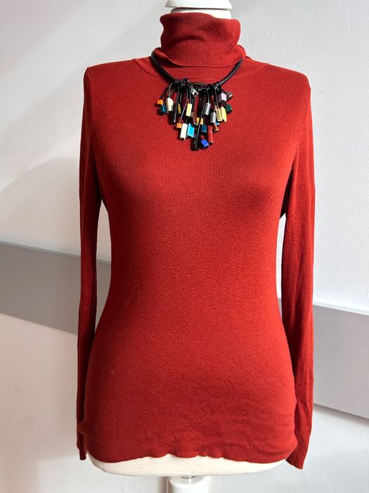 Хубаво оранжево поло коприна и памук