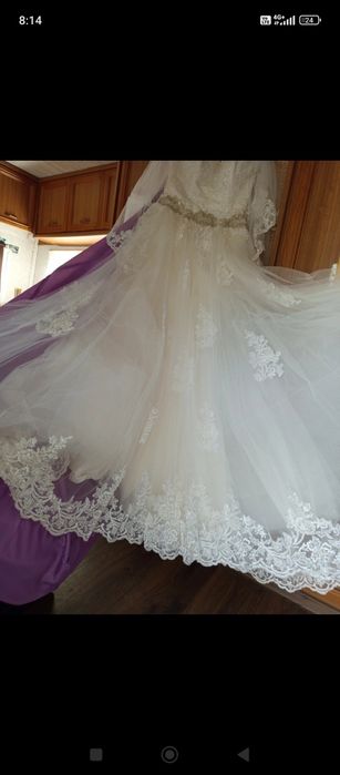 Rochie mireasa + voal mireasa