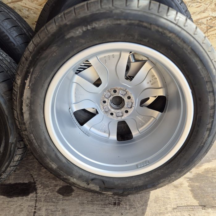 Jante R19 5x112 Audi Q7, Q8 E-tron, cu 255 55 19 Bridgestone impecabi