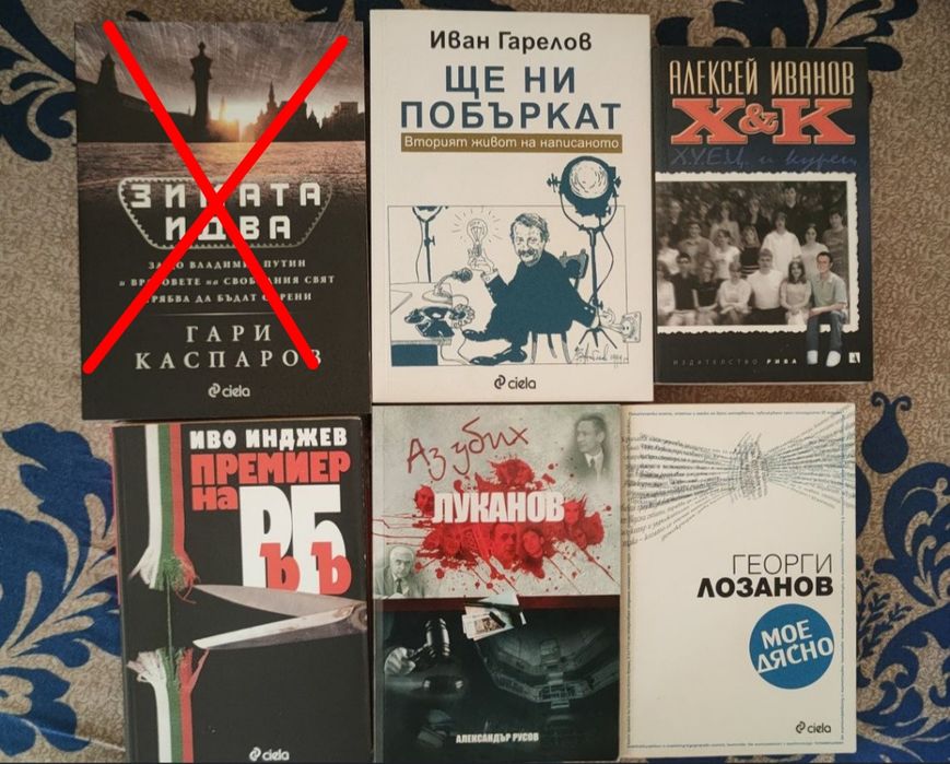 Нови книги различни жанрове