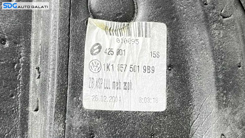 Oglinda Electrica Dreapta Volkswagen Golf 5 HatchBack 2003 - 2008 ( Lipsa Sticla Semnalizare) Culoare Gri [ L5703 ]