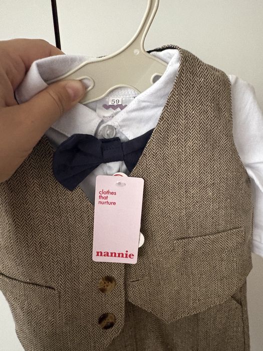 Costum botez NOU nannie marime 59