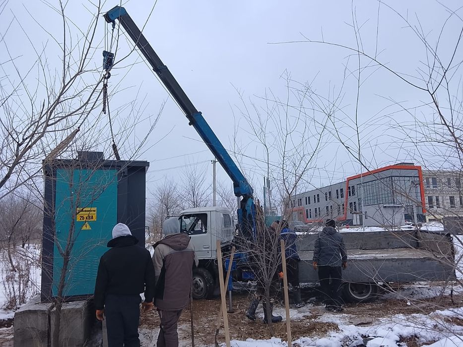 Манипулятор автовышка 2в1