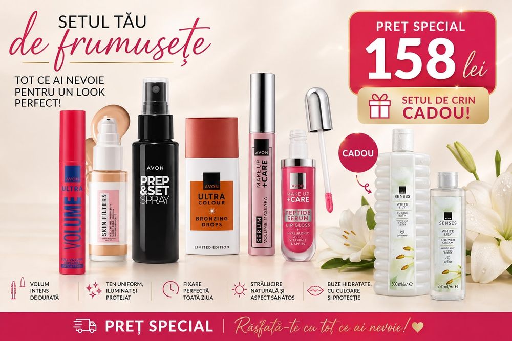 Set de machiaj cu transport gratuit