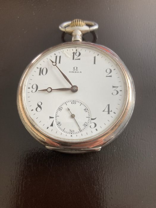 Оригинален  швейцарски джобен часовник Omega