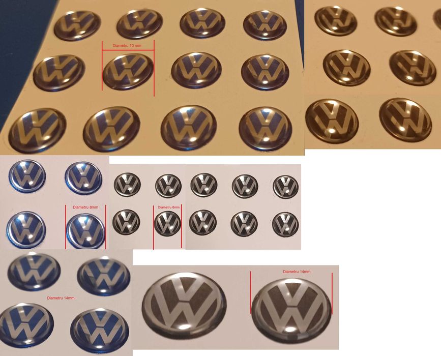 Vand Emblema cu logo Volkswagen pentru telecomanda cheie