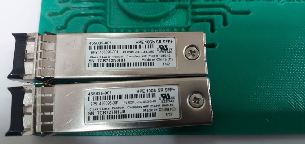 2 x Transceiver HPE SFP+ 10Gb SR Original 455885-001