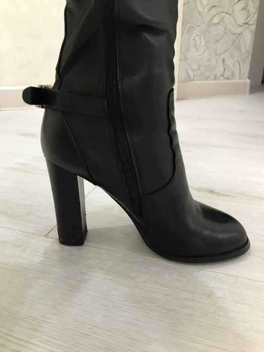 Продам сапоги кожаные