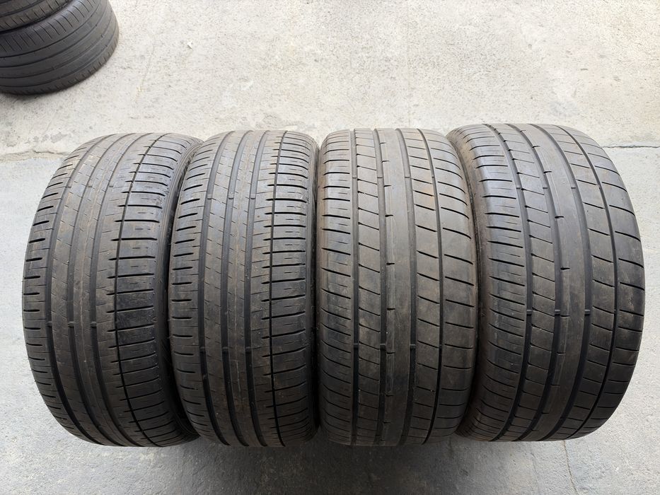 4бр. Летни Спорт-Пакет Гуми С Борд 255/45ZR/20 и *MO* 285/40ZR/20 -FALKEN + DUNLOP- DOT:4921+1322- 5.8мм+6.6мм