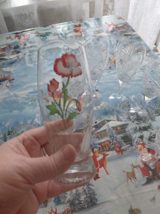 Хрусталтные фужеры ссср