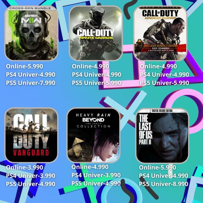 PlayStation 4 / 5 цифрлық ойындар