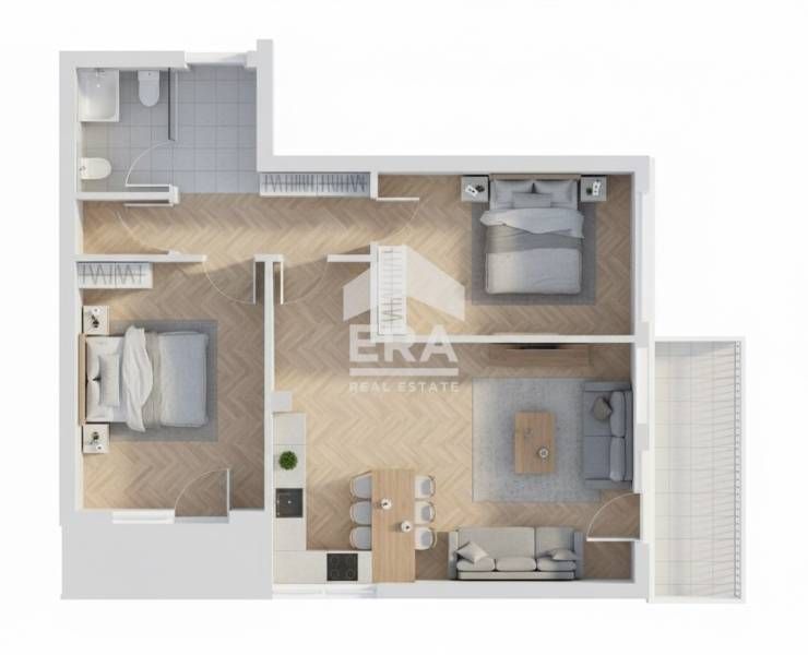 Продава се Тристаен апартамент в Златоград - 64 кв.м за 552 €/кв.м - Снимка #5