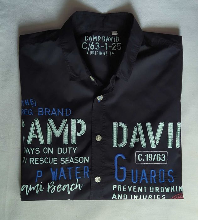 Cămasă cu stil Camp David original