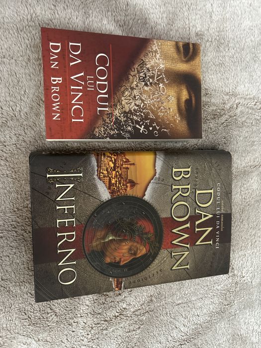 Pachet 2 Cărți Dan Brown – Codul lui Da Vinci + Inferno