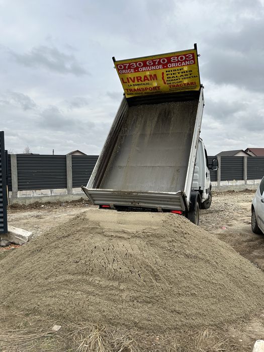 SUPER OFERTA La Nisip,Balast,Piatra drum,(chiajna.rosu)