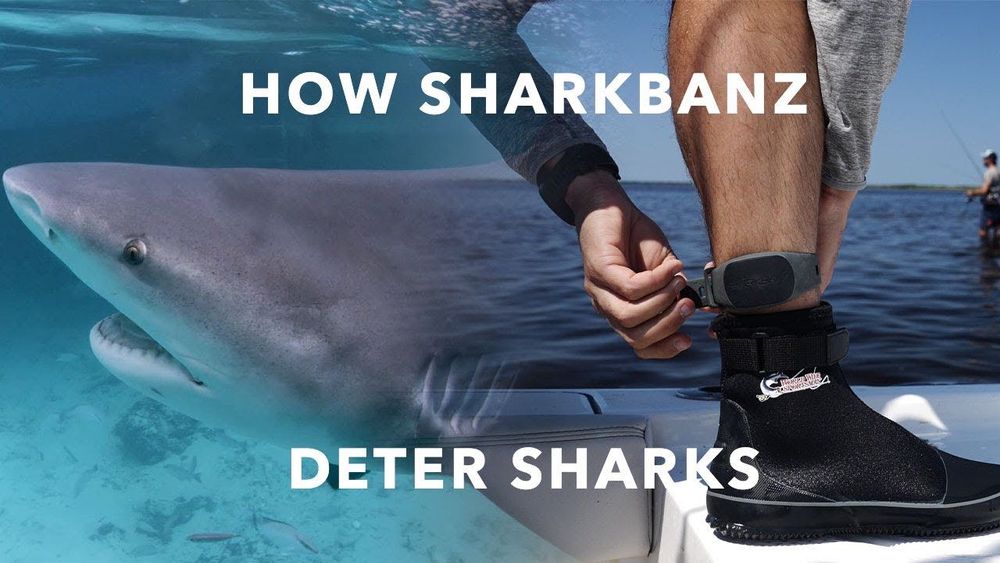 SHARKBANZ-2 магнитный браслет для защиты от опасных акул, скатов, рыб!