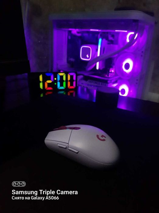 Лучшая беспроводная мышь на красивом цвете Logitech G304 Lilac