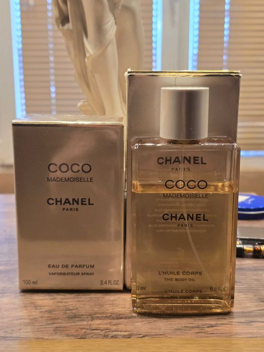 Chanel Coco Mademoiselle комплект от боди олио и парфюм