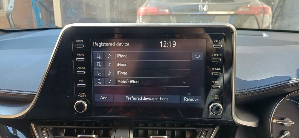 Navigatie media display Toyota CHR 2021