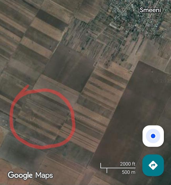 Teren agricol 2,31 ha, comasat, acces drum – Smeeni, Buzău