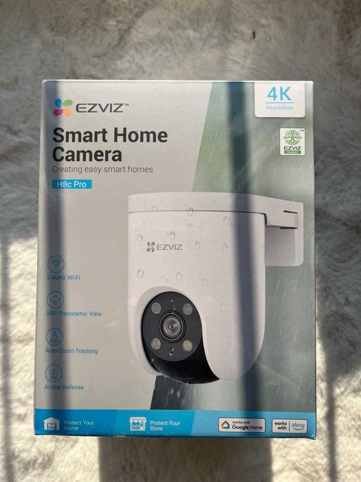 Cameră EZVIZ H8c Pro 4K (8MP) - Sigilată, Rezoluție Ultra HD