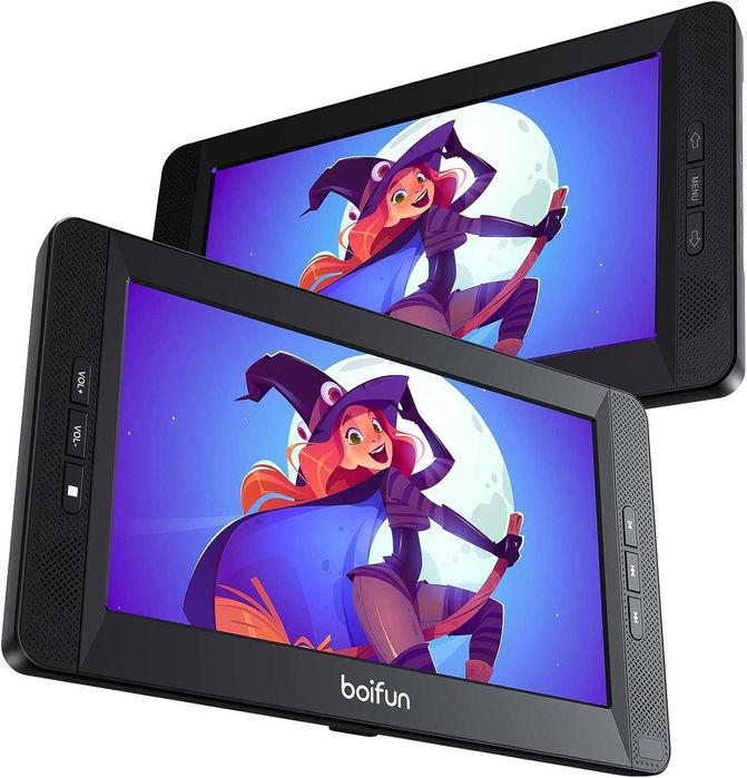 BOIFUN BFN-101 DVD / USB/ SD плейър за задна седалка 2 екрана 10,5"