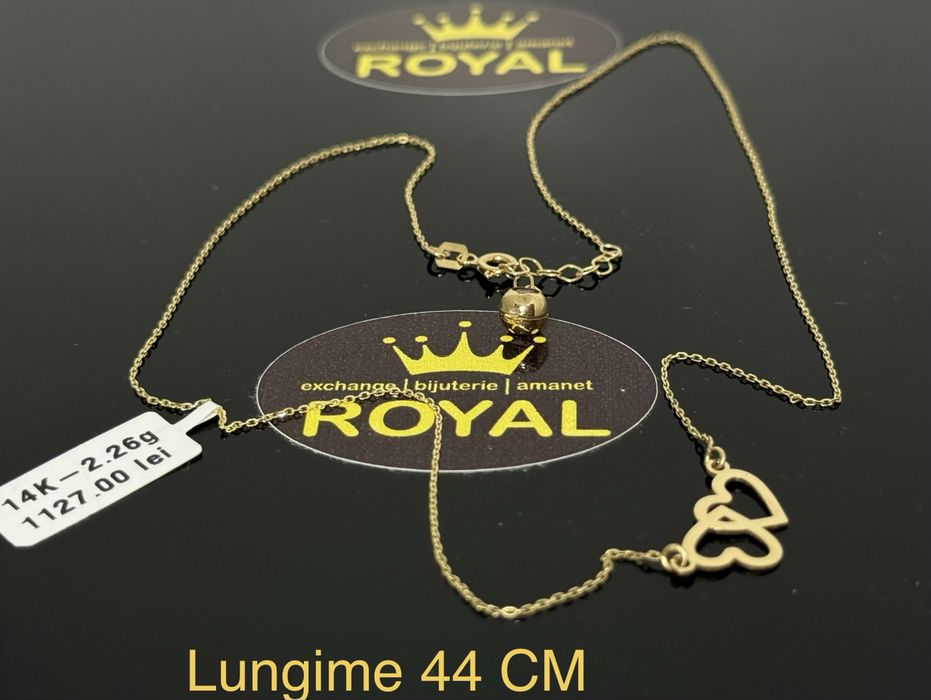 Bijuteria ROYAL : Lant AUR 14K / 2.26 GR
