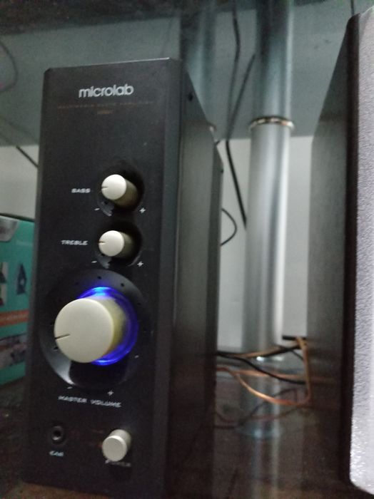 Bluetooth калонки Microlab с усилителем оригинал мощный Басс.