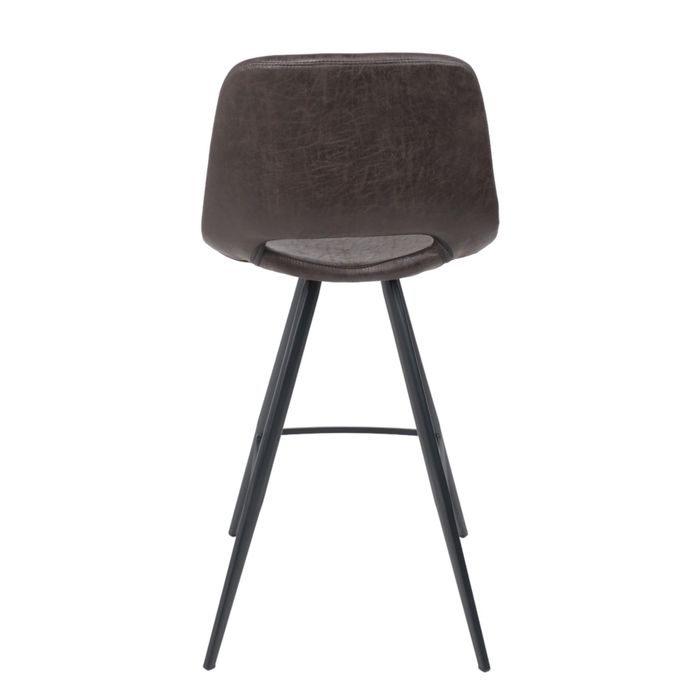 Scaune de bar moderne, piele vintage maro