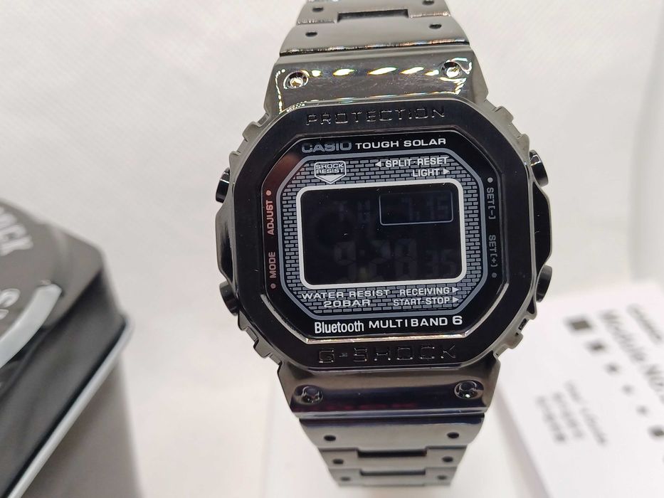 Ceas Casio Clasic g shock gmw 5000 METAL full Black Nou,Garantie 2 ANI