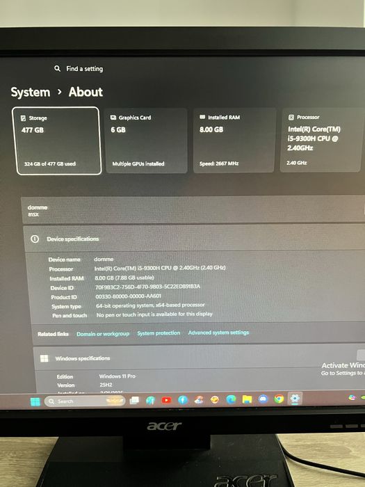 SCHIMB CU IPHONE PRO MAX !!!Laptop Gaming Lenovo Legion+monitor ACER