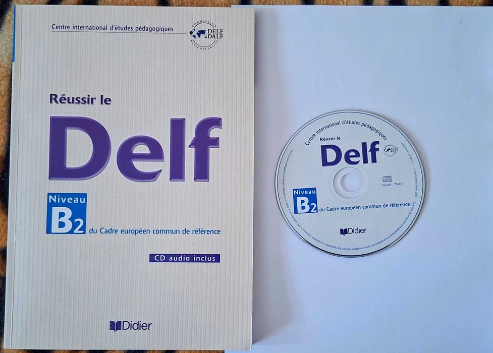Учебник по  DELF   ниво В2 по френски език.