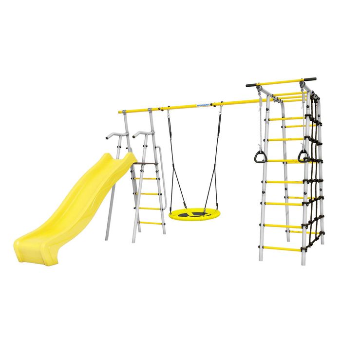 Детская площадка ROMANA Богатырь MAX Плюс-2 (качели гнездо)