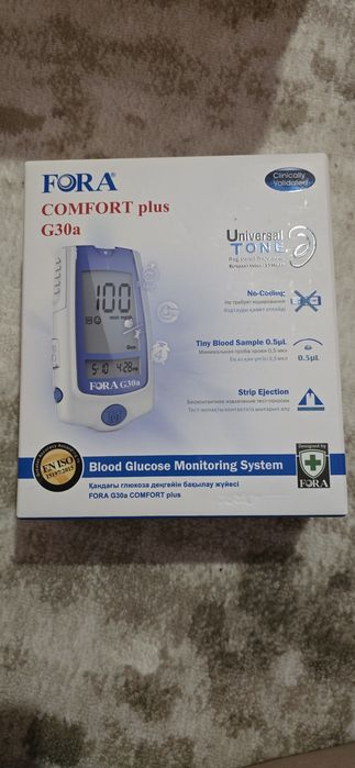 Глюкометр FORA Comfort Plus G30a — новый / почти новый

Продаю совр