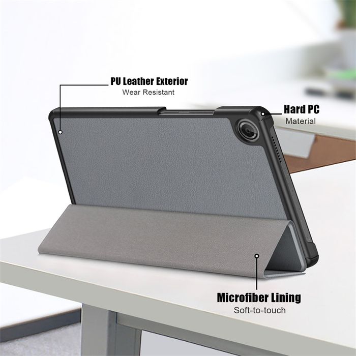 Lenovo Tab One 8.7" 2025 / Кожен калъф смарт кейс за таблет