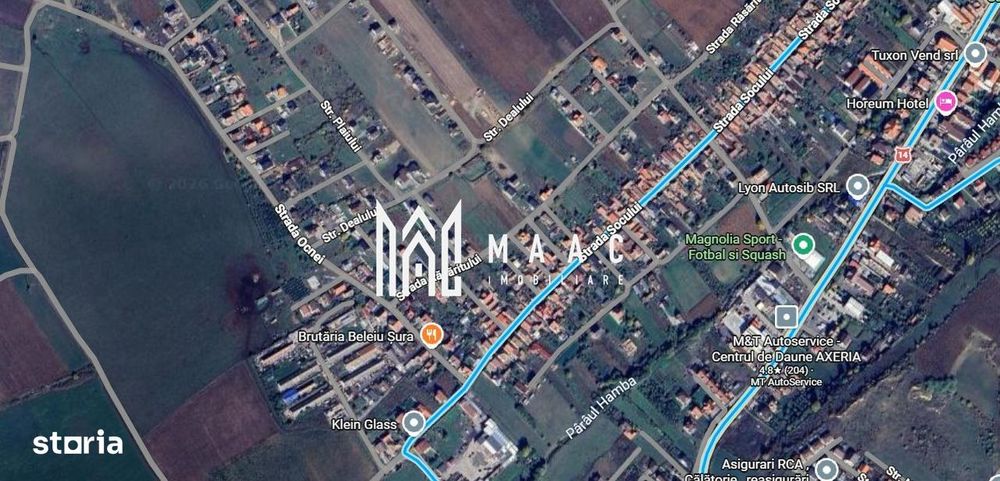 Teren intravilan I 750mp I Utilități I Front 40m I Șura Mare