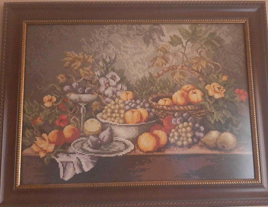 Продавам гоблен "Композиция на плодове"    560 лв.