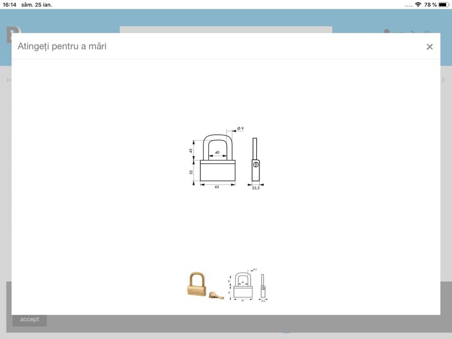 Lacat profesional Thirard NAUTIC 65 made in France,sigilat ,nou