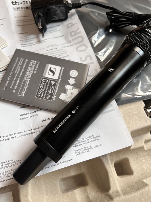 Microfon Sennheiser ew500 g4 945 Wireless la cutie