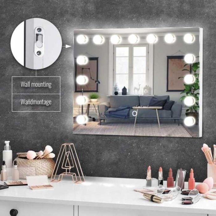 Огледало Aquamarin Holywood LED 58 x 43 см